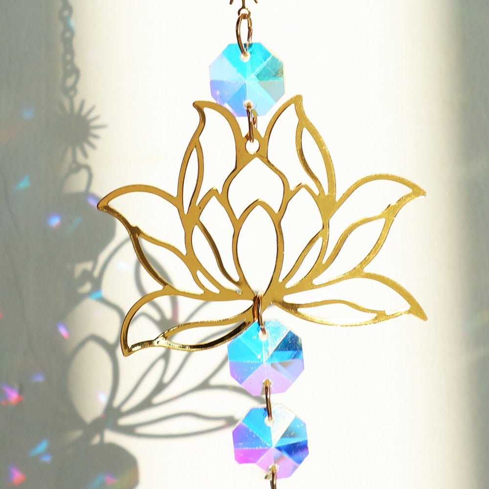 Junips | Chakra Crystal Lotus Sun Collector