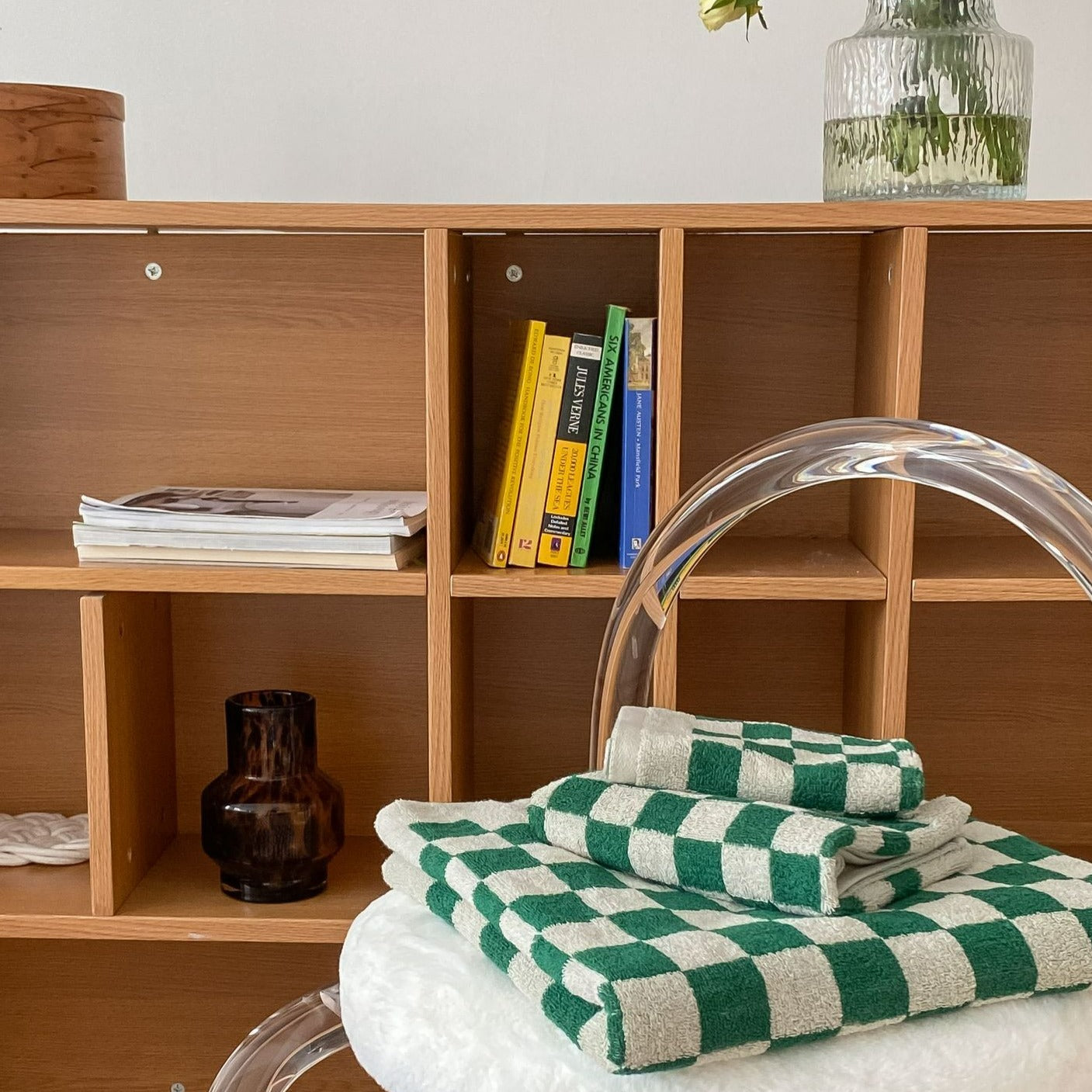 Junips | Checkerboard Plus Towel Collection