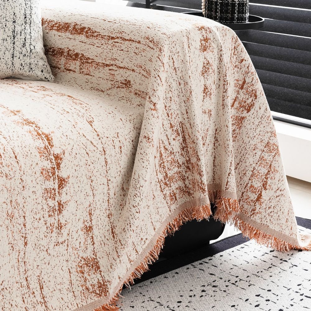 Junips | CHENILUX – Elegant Chenille Sofa Cover for Protection & Style