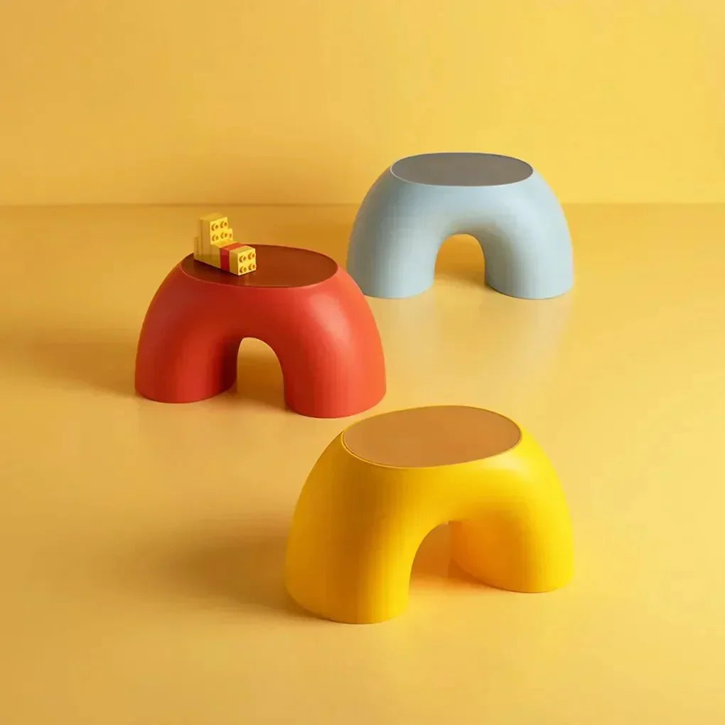 Junips | Children's Plastic Rainbow Shape Stool