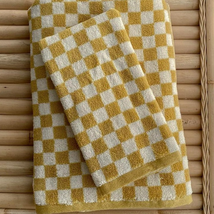 Junips | Classic Checkerboard Towel Collection