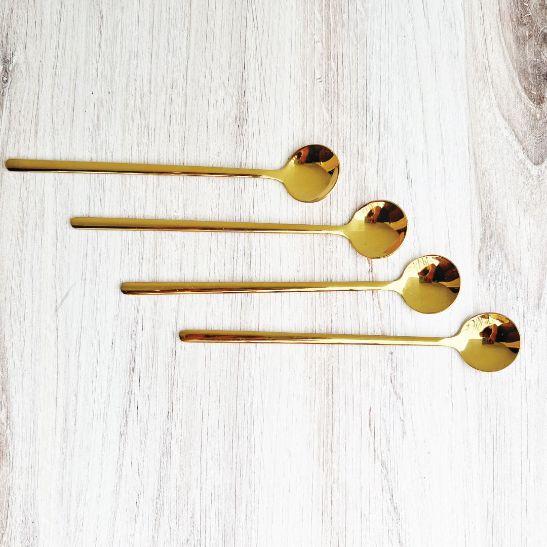 Junips | Trendy Espresso & Dessert Spoon Set with 4 Pieces