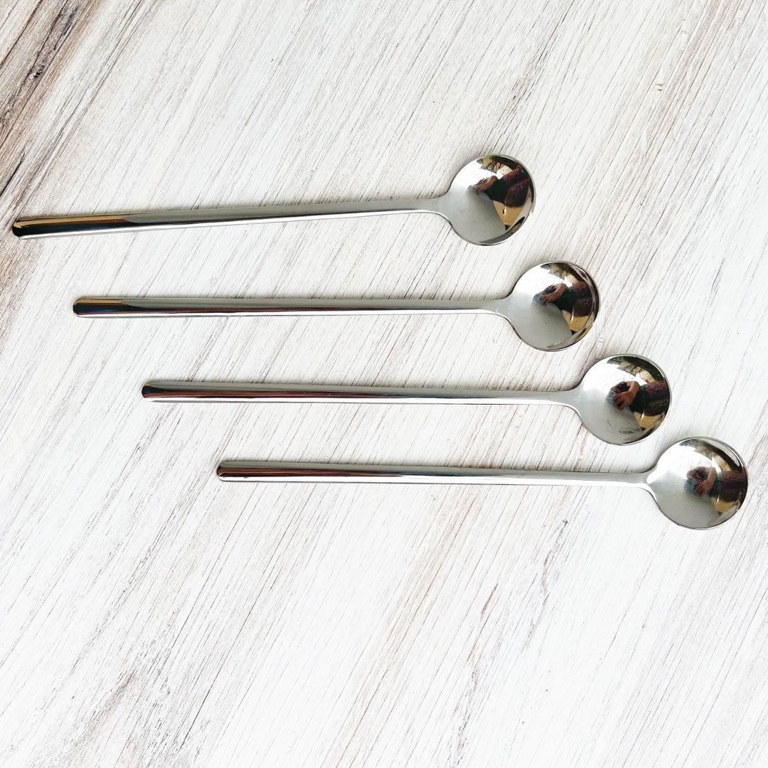 Junips | Trendy Espresso & Dessert Spoon Set with 4 Pieces