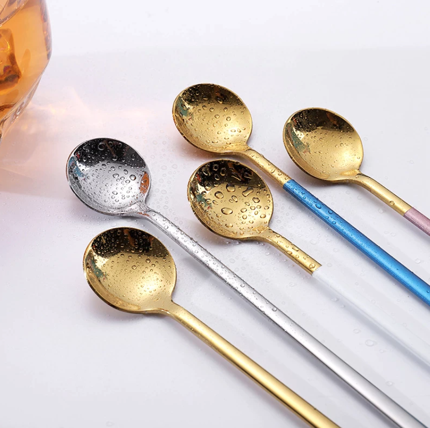 Junips | Trendy Espresso & Dessert Spoon Set with 4 Pieces