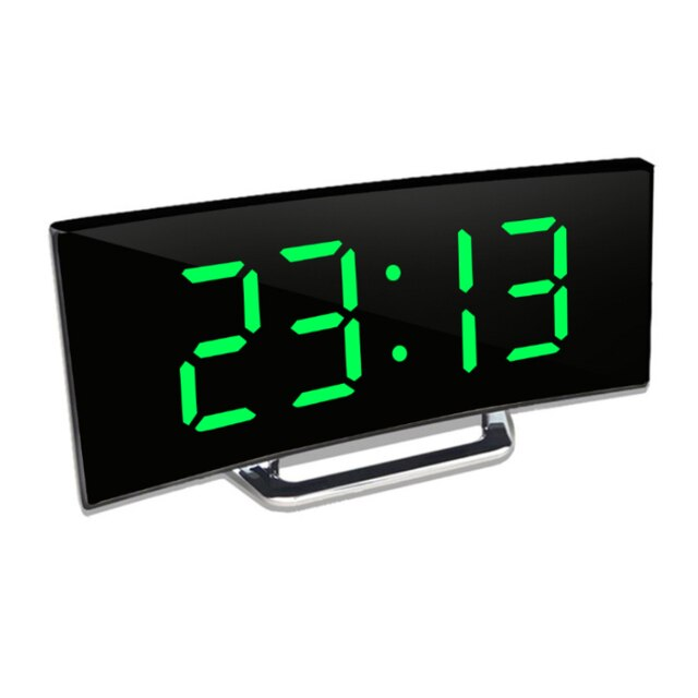 Junips | LED Lighting large digital display | Curved LED Digital Clock - Amedea