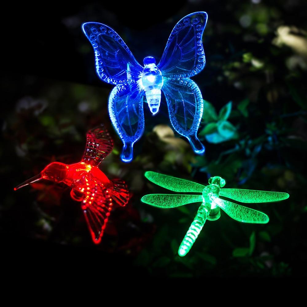 Junips | Solar-LED-Garden Lights "Colorful Flies"