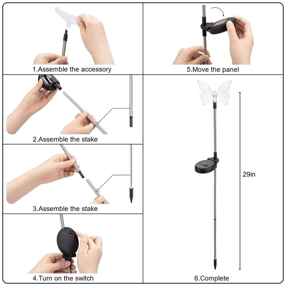 Junips | Solar-LED-Garden Lights "Colorful Flies"