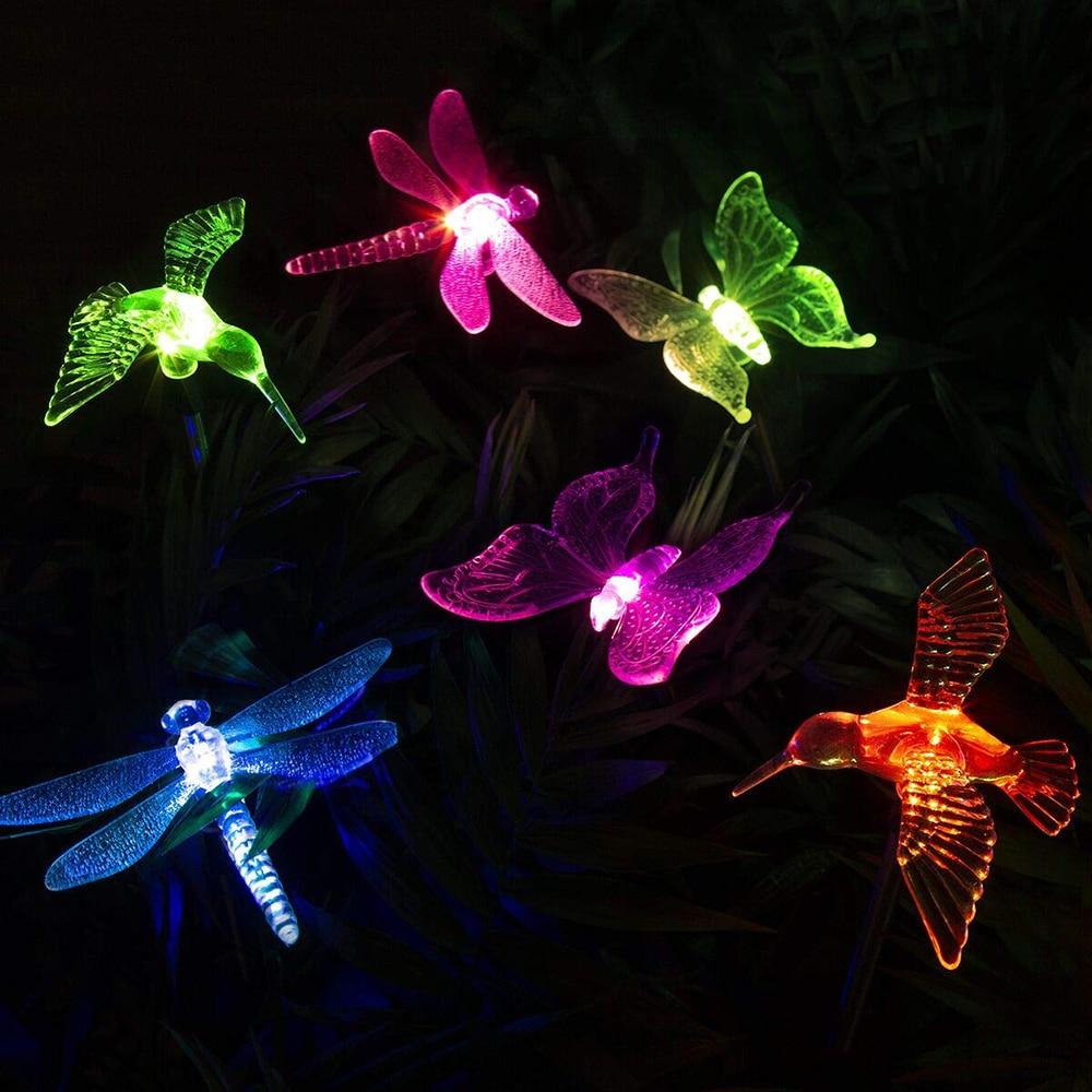 Junips | Solar-LED-Garden Lights "Colorful Flies"