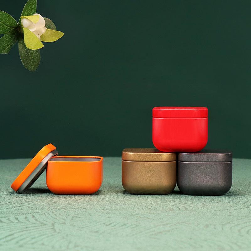 Junips | Colorful storage box | Small metal tea, candy, pill container
