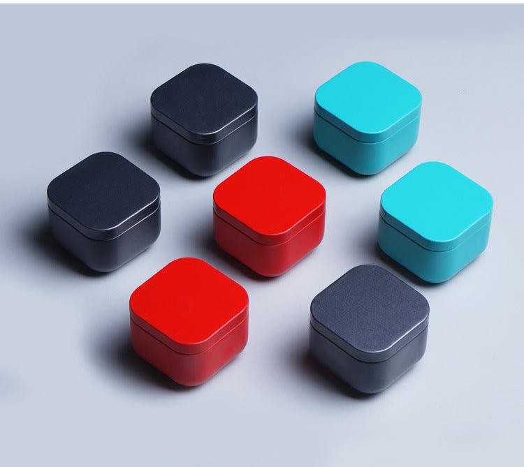 Junips | Colorful storage box | Small metal tea, candy, pill container