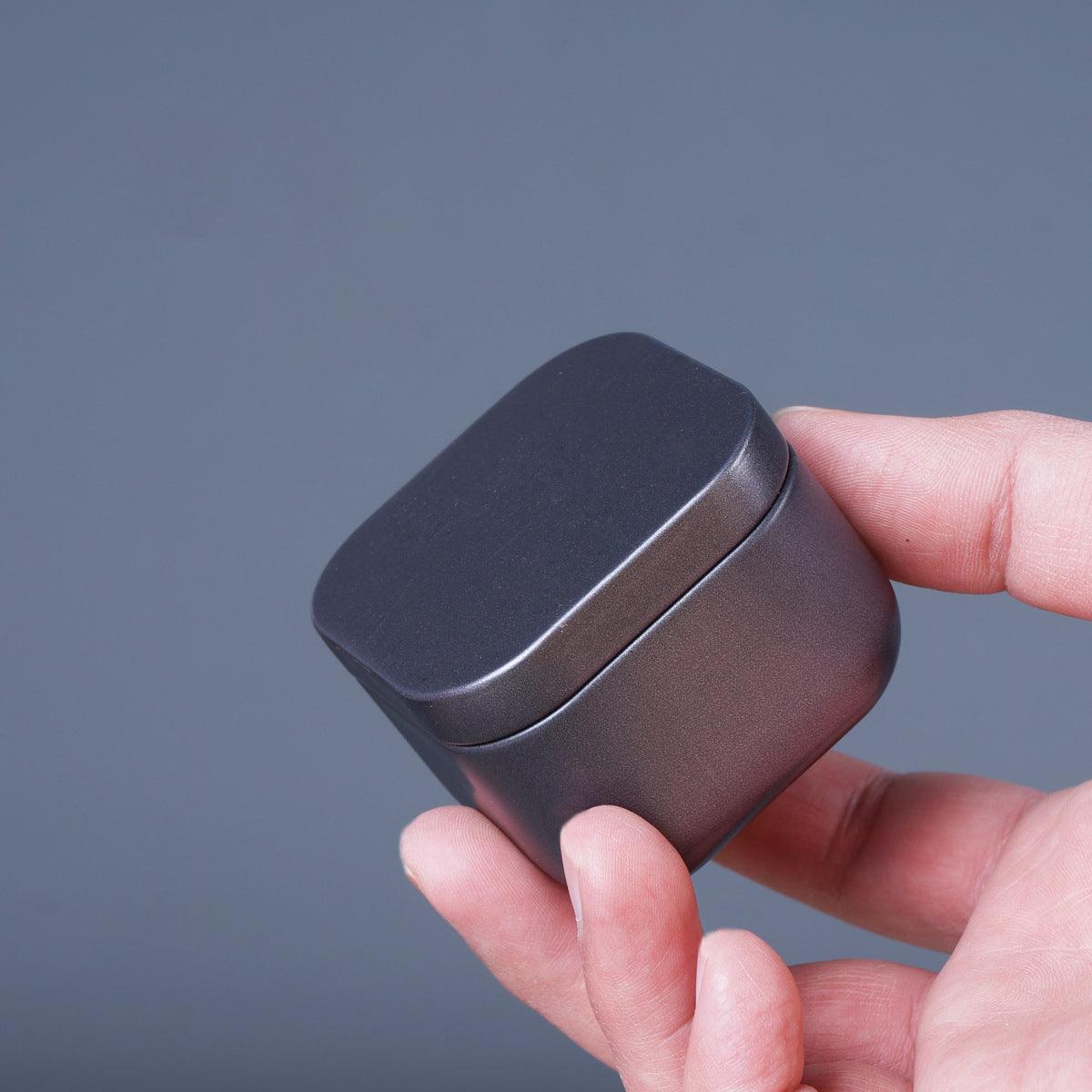 Junips | Colorful storage box | Small metal tea, candy, pill container
