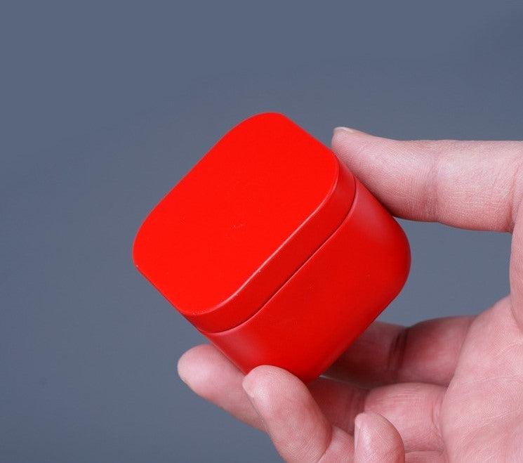 Junips | Colorful storage box | Small metal tea, candy, pill container