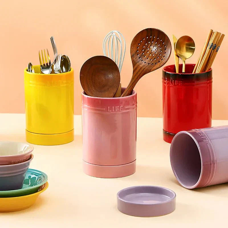 Junips | Colorful Kitchen Utensil Organizer made of Ceramic