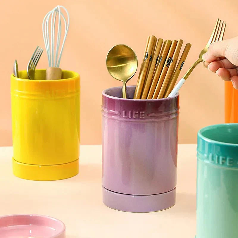 Junips | Colorful Kitchen Utensil Organizer made of Ceramic