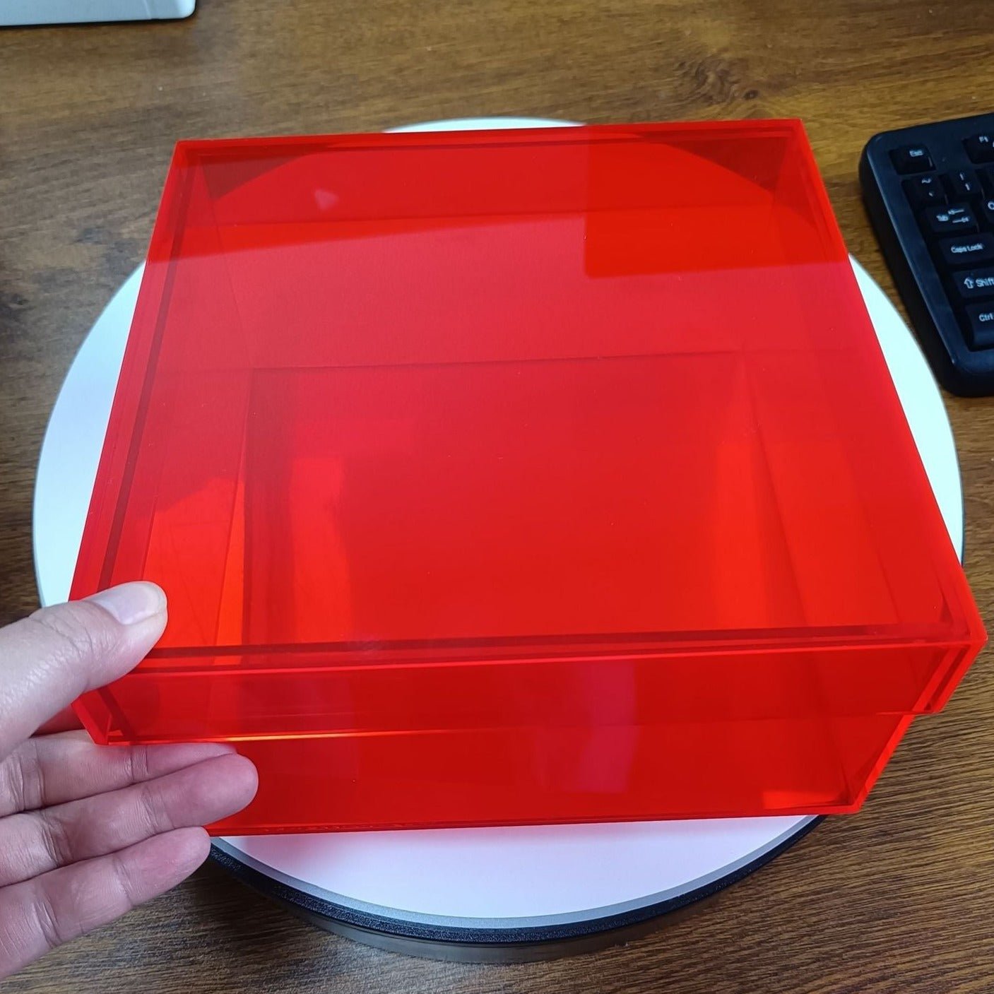 Junips | Colorful Acrylic Storage Organizer Box With Lid