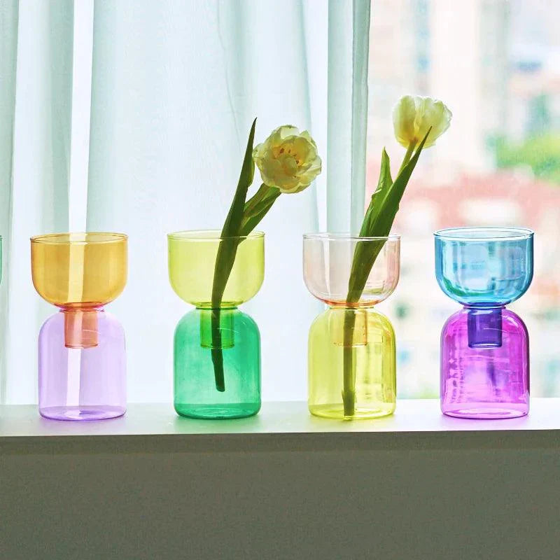 Junips | Glass Bodletop Two-Piece Vase