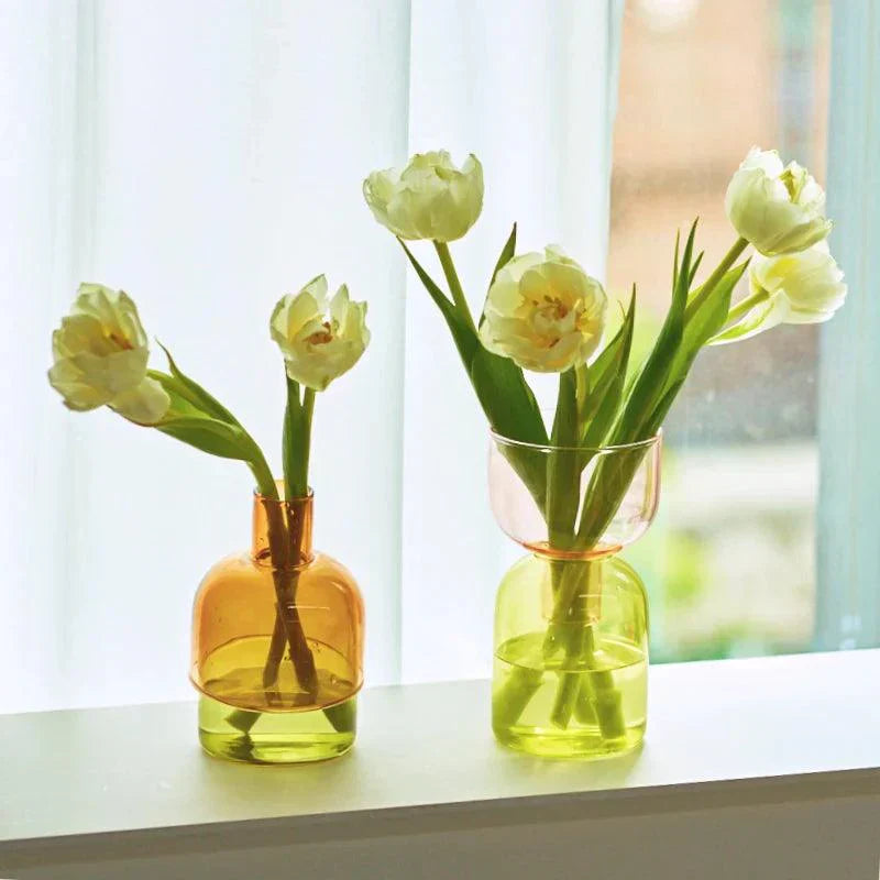 Junips | Glass Bodletop Two-Piece Vase