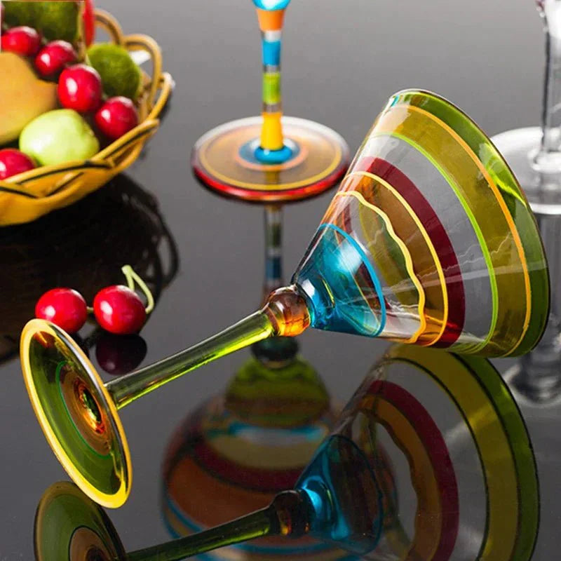 Junips | Colorful Margarita Cocktail Glass