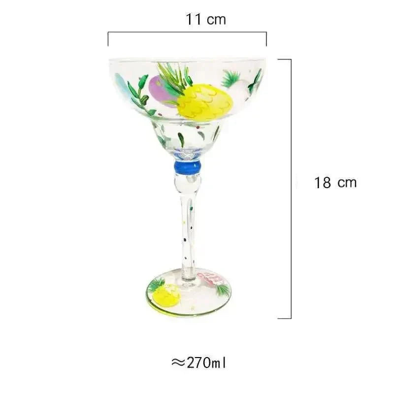 Junips | Colorful Margarita Cocktail Glass
