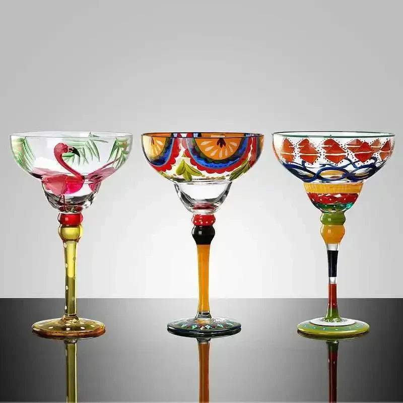 Junips | Colorful Margarita Cocktail Glass