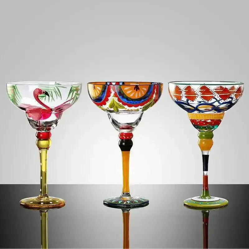Junips | Colorful Margarita Cocktail Glass
