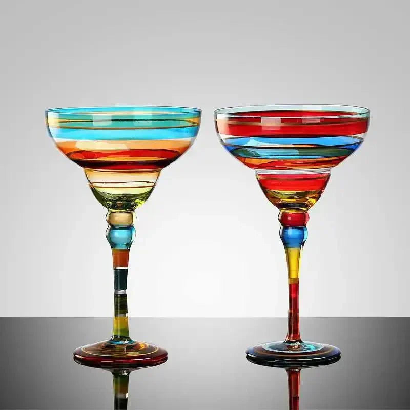 Junips | Colorful Margarita Cocktail Glass