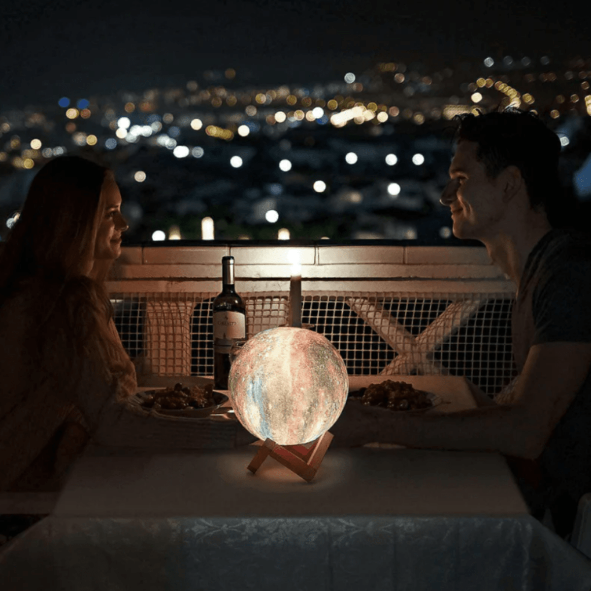 Junips | CosmoShine – Multicolor Moon Night Light with Remote Control
