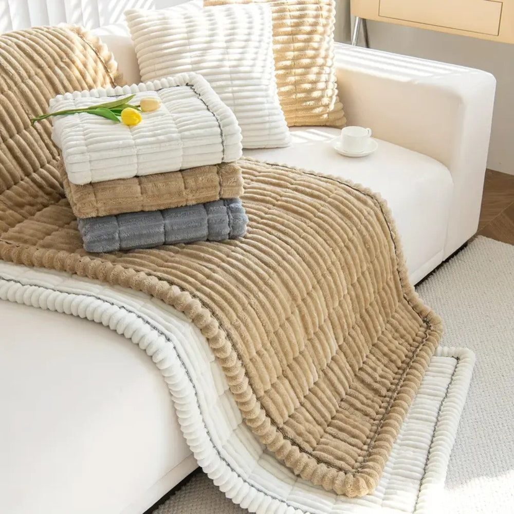 Junips | Flannel Sofa Cover Quilted Design