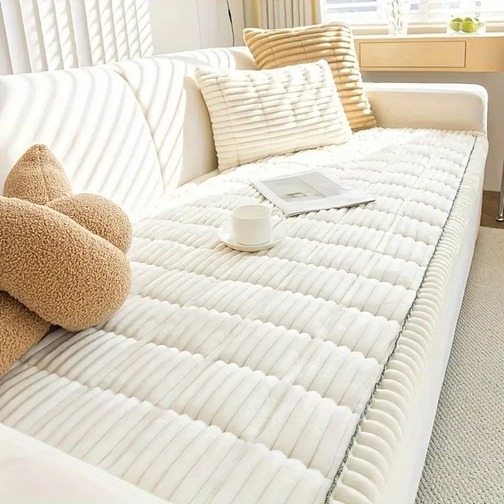 Junips | Flannel Sofa Cover Quilted Design