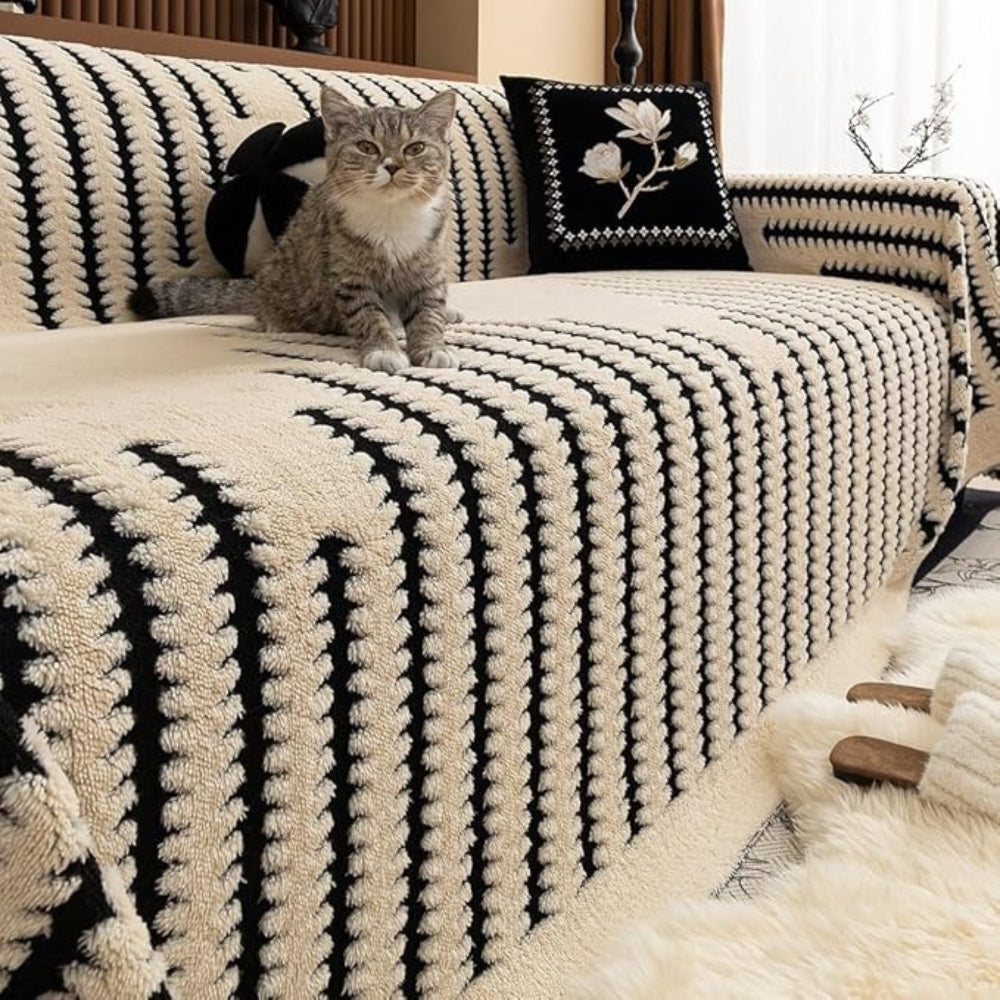 Junips | Sofa Cover Vintage Tufted Microfibre Design