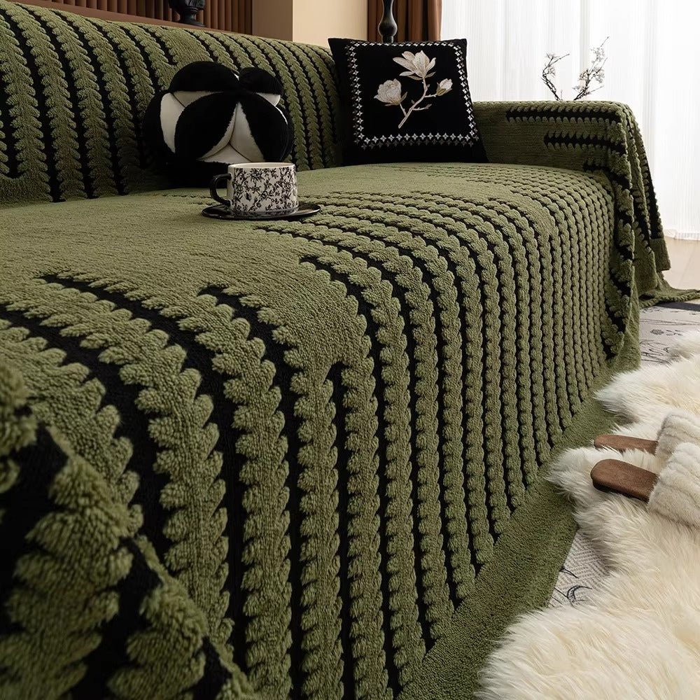 Junips | CouchGuard – Plush sofa cover with non-slip backing