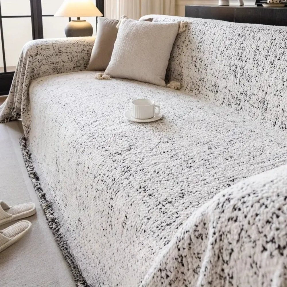 Junips | CozyNest – Reversible Microfiber Sofa Cover, Non-Slip and Easy Care