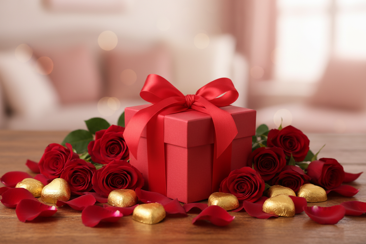 create a valentine gift image
