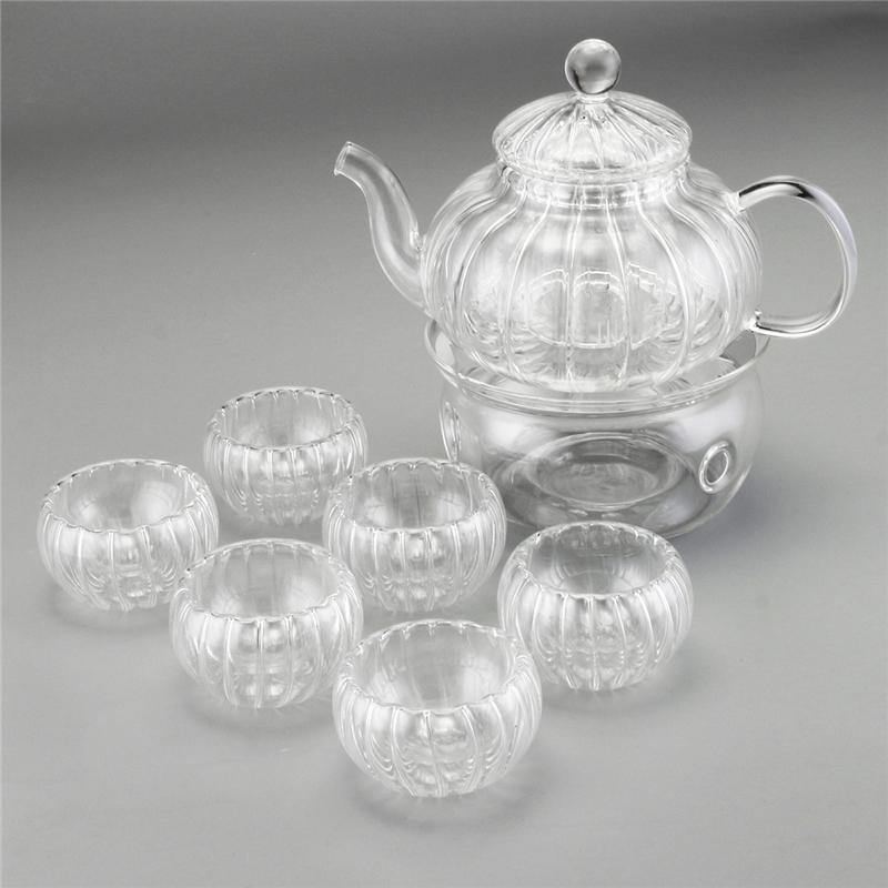 Junips | Crystal Clear Glass Teapot Set