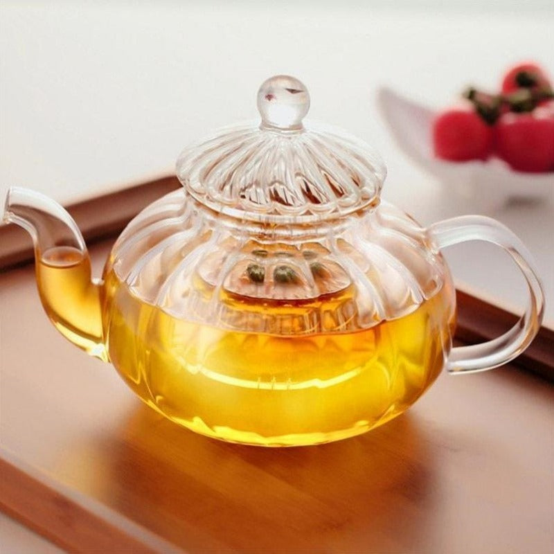 Junips | Crystal Clear Glass Teapot Set