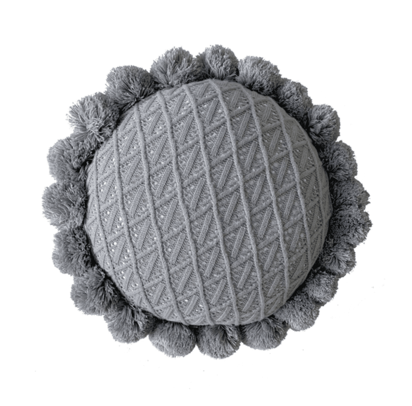 Junips | Sweet Pom Pom Tassel Round Cushion