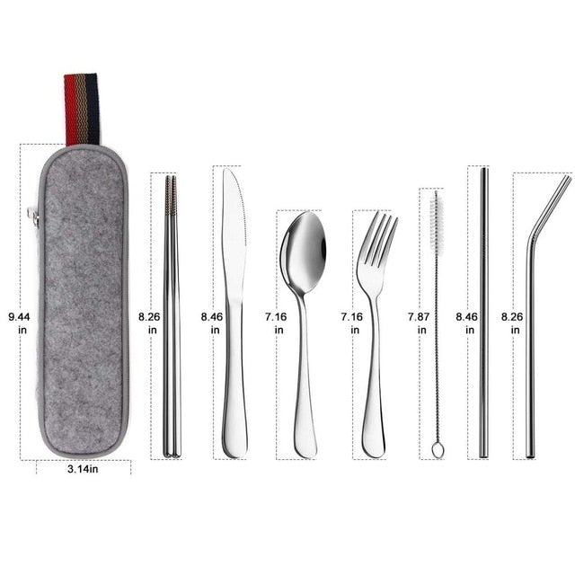 Junips | Cutlery set with portable case