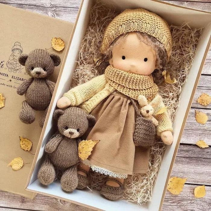 Junips Poppi | Handcrafted Waldorf Cuddle Doll | Soft, Organic & Non-Toxic