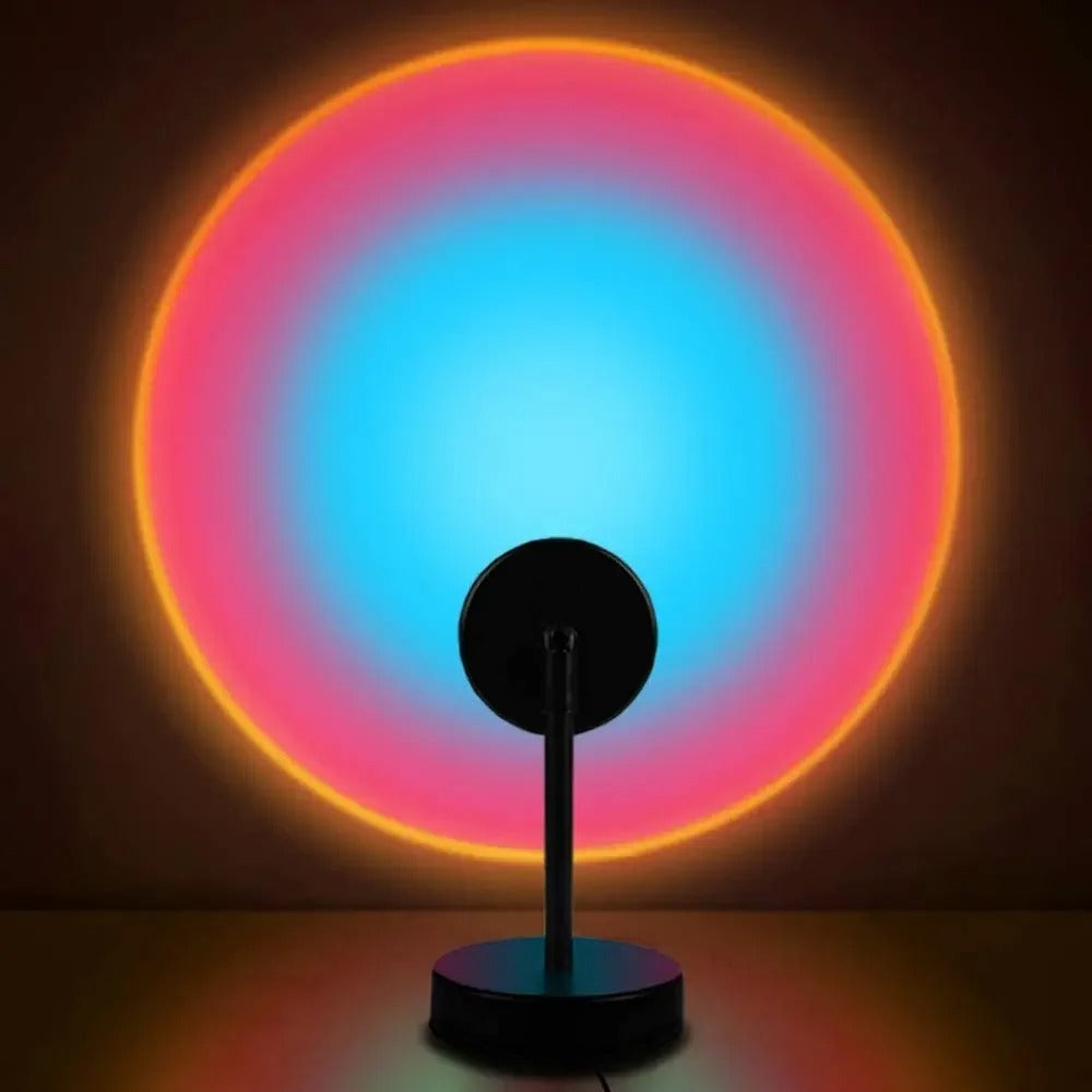 Junips | l Stylish Retro Table Lamp with Sunset