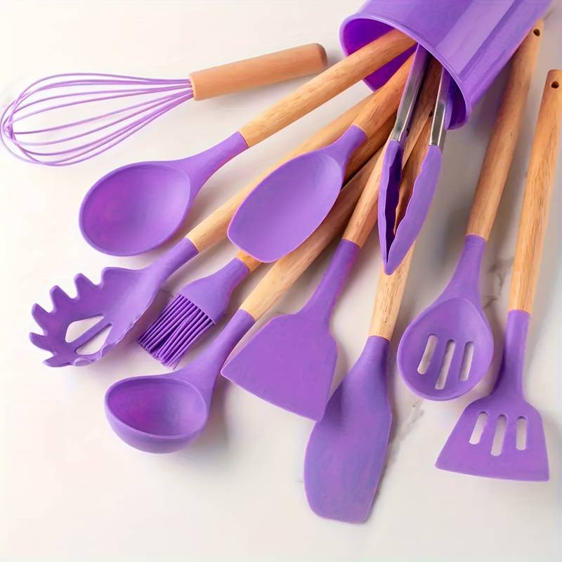 Junips | Silicone Kitchen Tools Set – Heat Resistant and Scratch Resistant