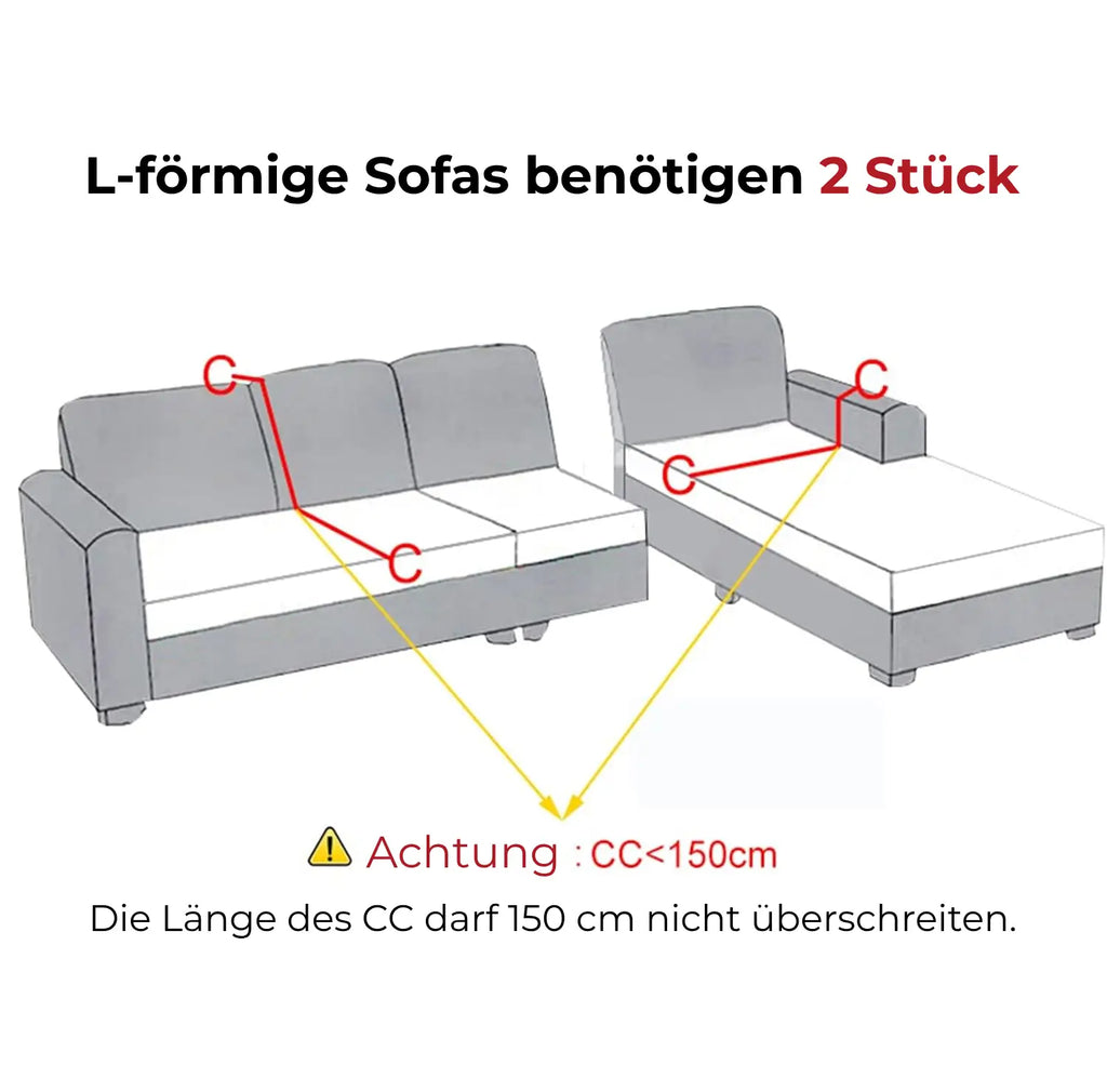 Junips | SofaGuard™ | Elastic Velvet Sofa Cover that Saves You Money
