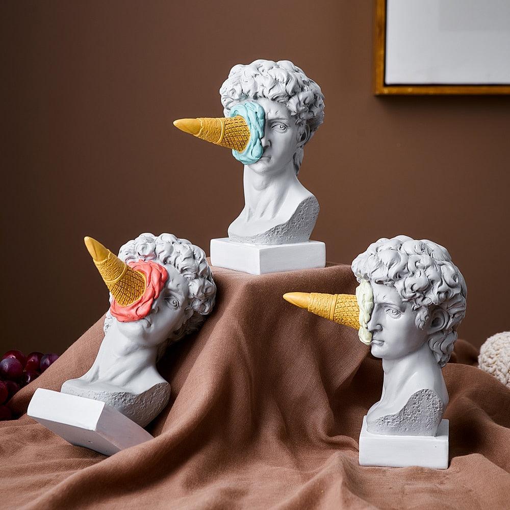 Junips | Frendorf Figure Face Ice Cream Art Sculpture