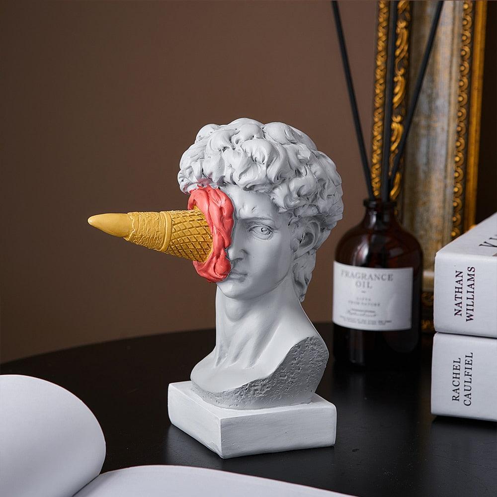 Junips | Frendorf Figure Face Ice Cream Art Sculpture
