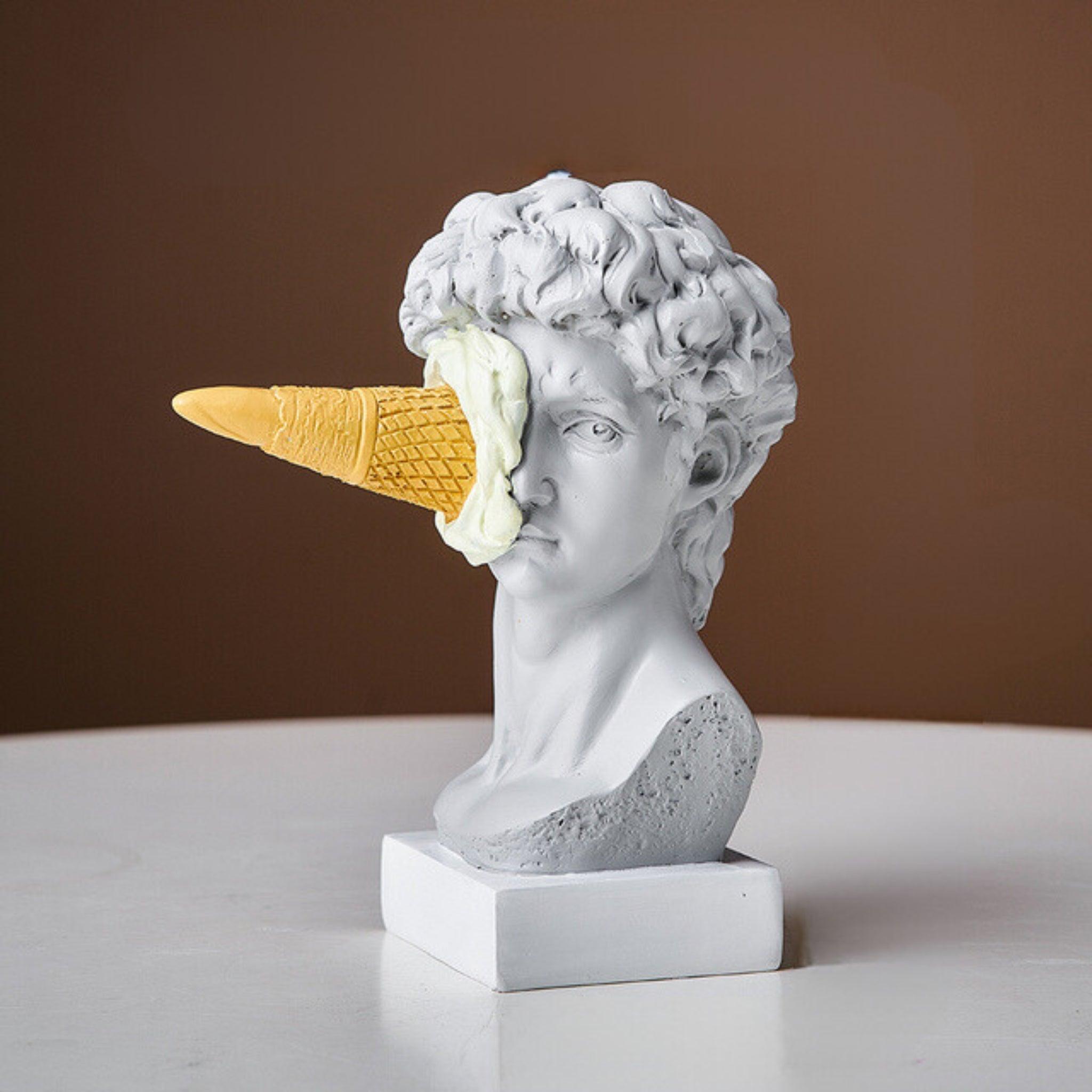 Junips | Frendorf Figure Face Ice Cream Art Sculpture