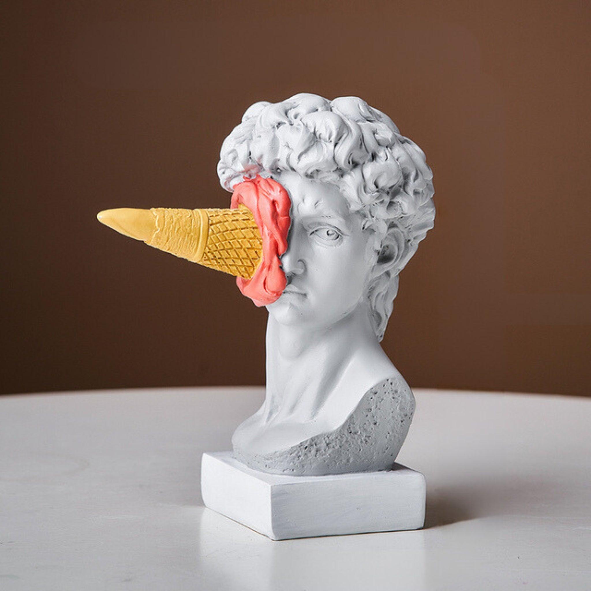 Junips | Frendorf Figure Face Ice Cream Art Sculpture