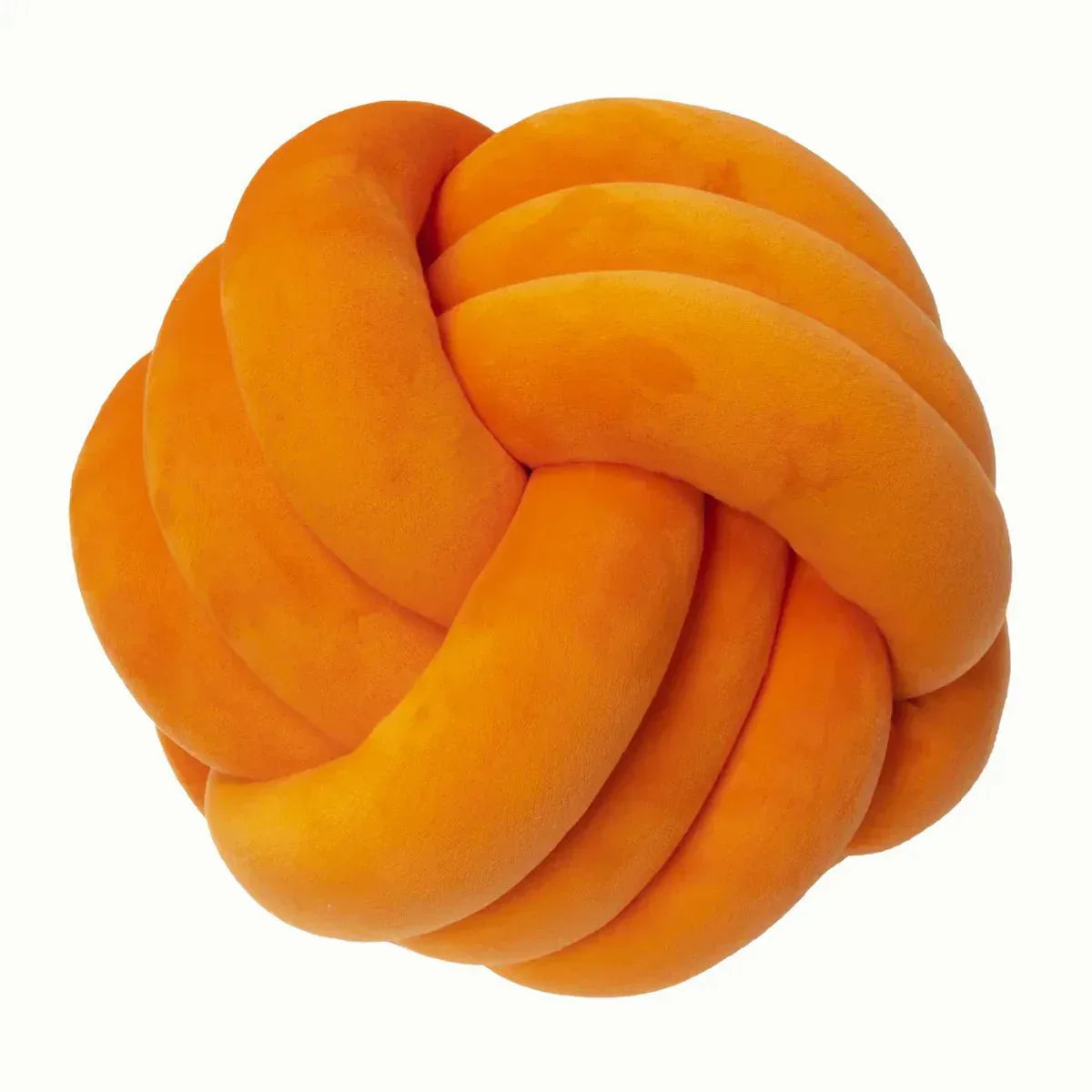 Junips | Decorative knotted suede-look ball soft cushion