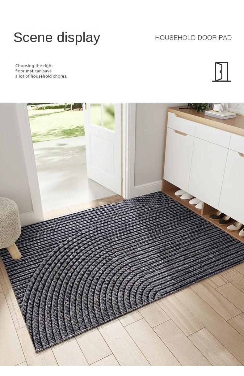 Junips | Modern, Nordic-style PVC doormat │ Non-slip doormat for the entrance area │ Sand-removing foot mat