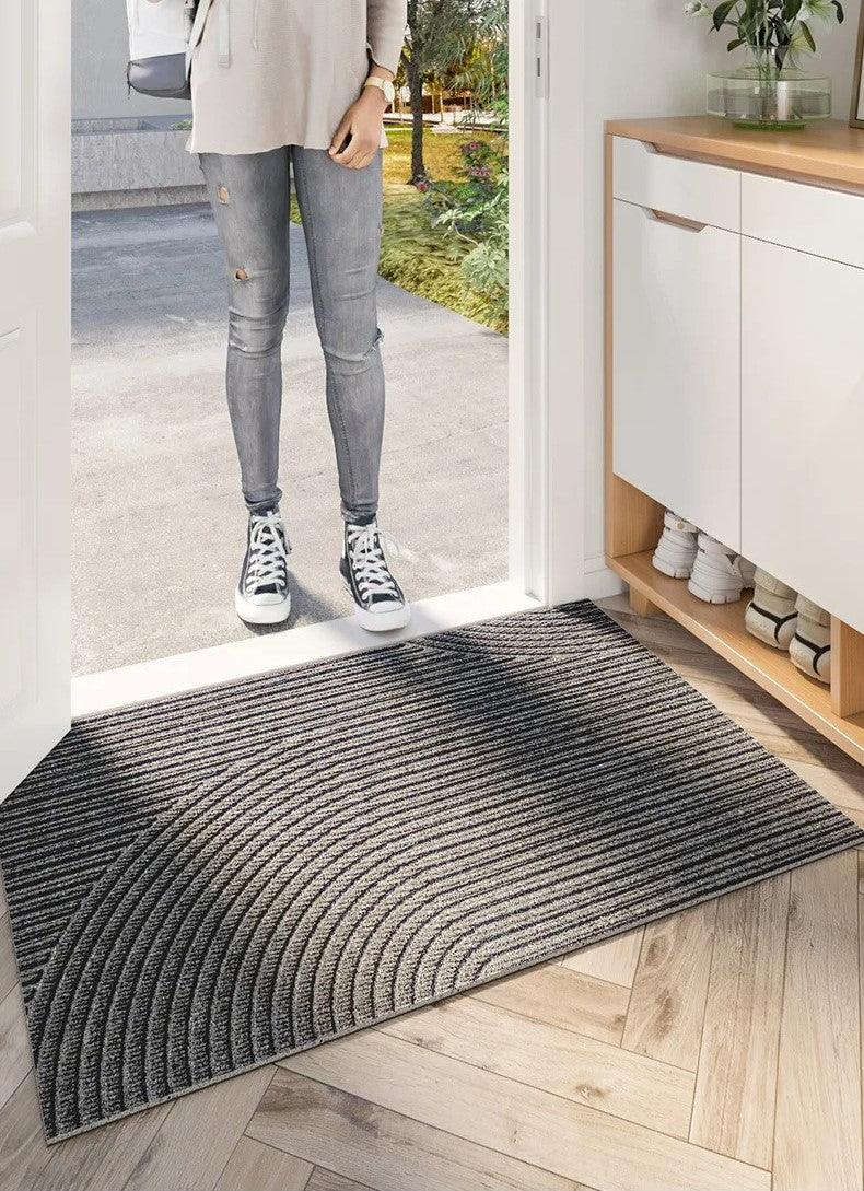 Junips | Modern, Nordic-style PVC doormat │ Non-slip doormat for the entrance area │ Sand-removing foot mat