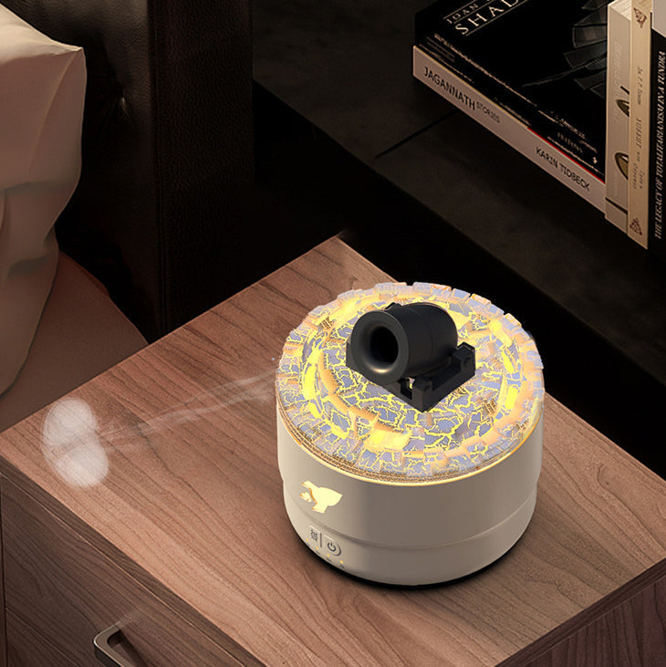 Junips | Cannon Humidifier Aroma Diffuser Water Mist Night Light Lava Perfect Gift
