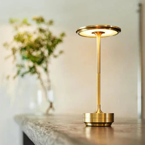 Junips | Table lamp gold metal wireless LED light